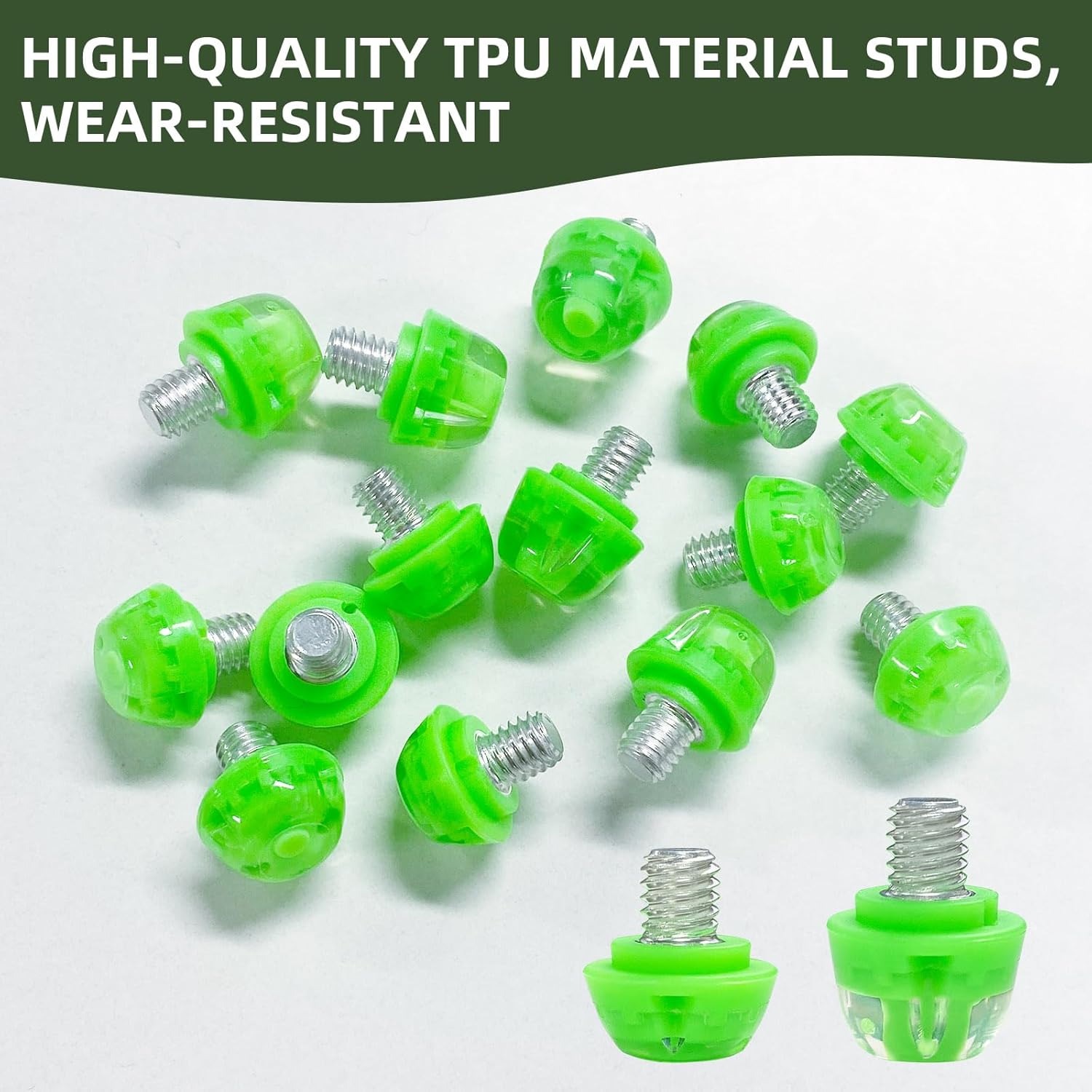 Soccer Cleat Studs, Alternative TPU Soccer Spikes with Wrench, Light-weight & D... - Image 3
