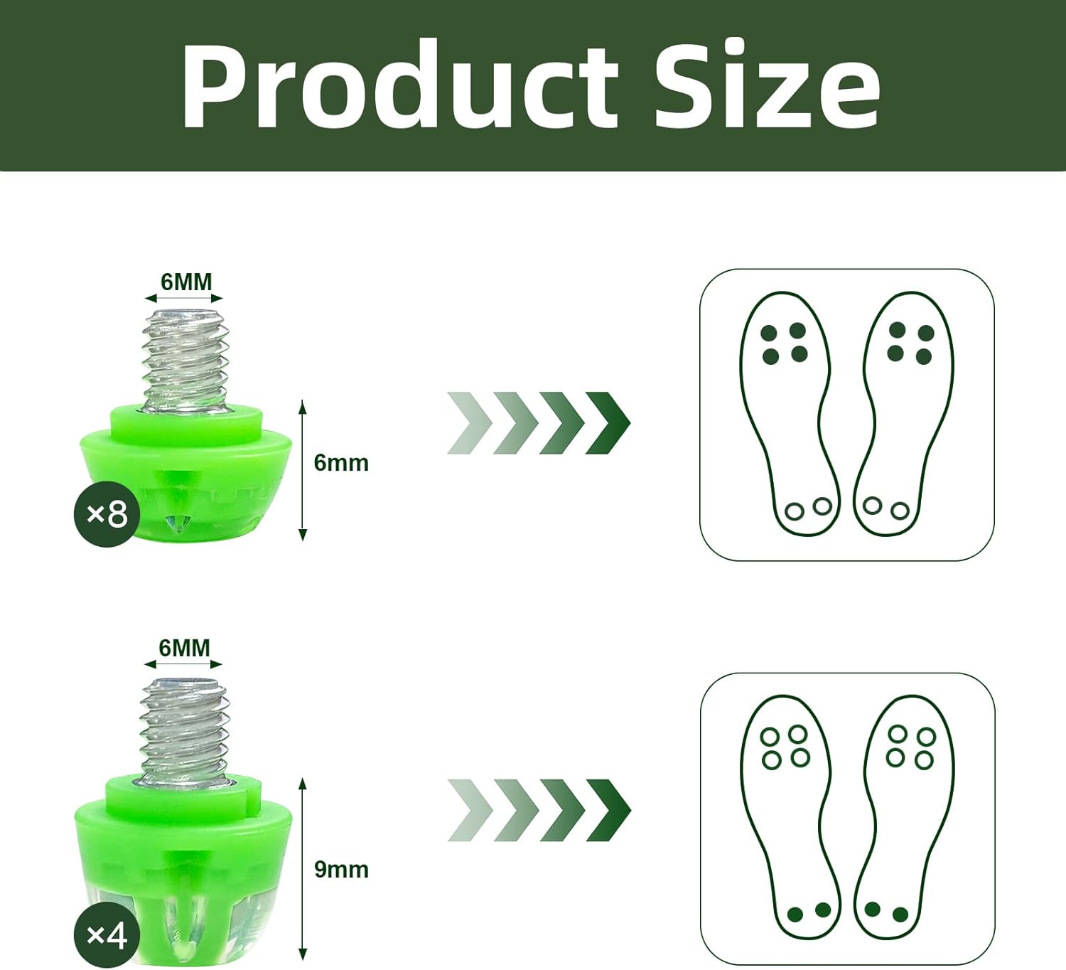 Soccer Cleat Studs, Alternative TPU Soccer Spikes with Wrench, Light-weight & D... - Image 4