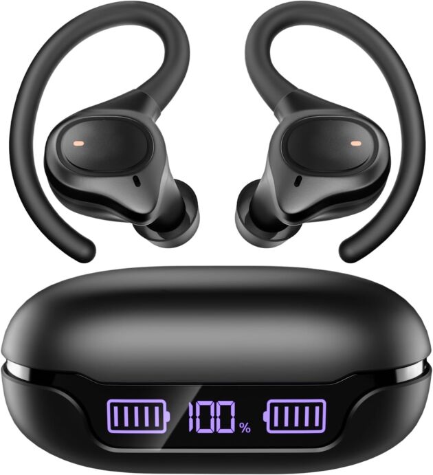 APEKX True Wi-fi Earbuds - Safe Match Earhooks for Small Ear, Bluetooth Headp...