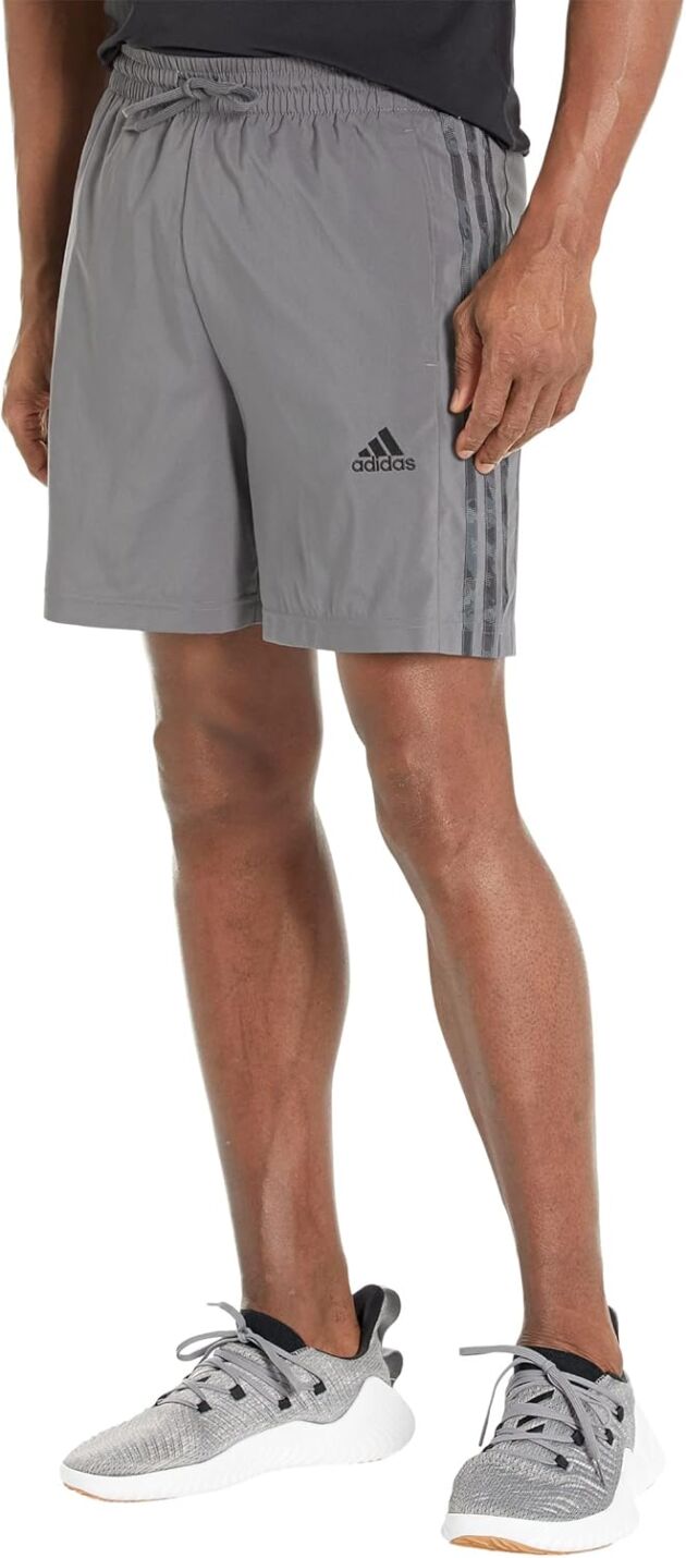 Adidas Mens Aeroready Necessities Chelsea 3-Stripes ShortsShorts