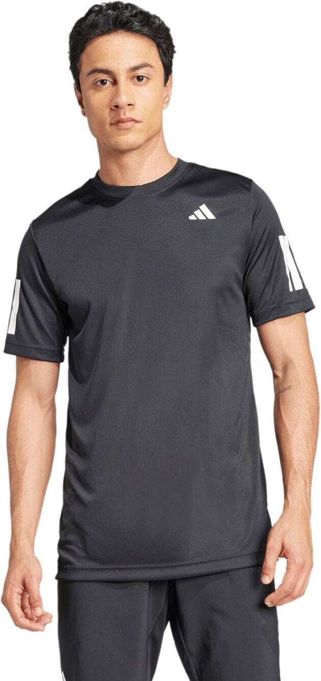 Adidas Mens Membership Tennis Climacool 3-Stripes T-Shirt