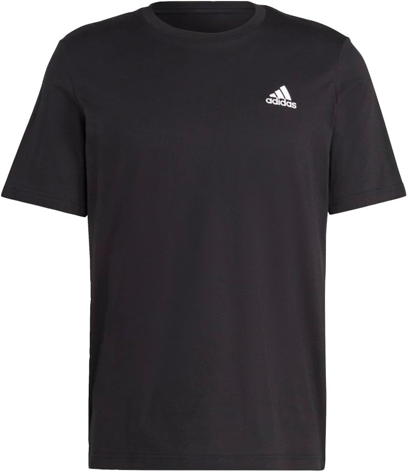 Adidas Mens Necessities Single Jersey Embroidered Small Emblem T-Shirt