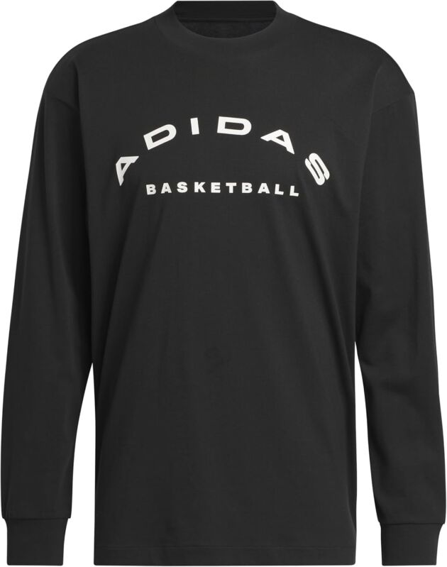Adidas Mens Choose Lengthy Sleeve Basketball T-Shirt