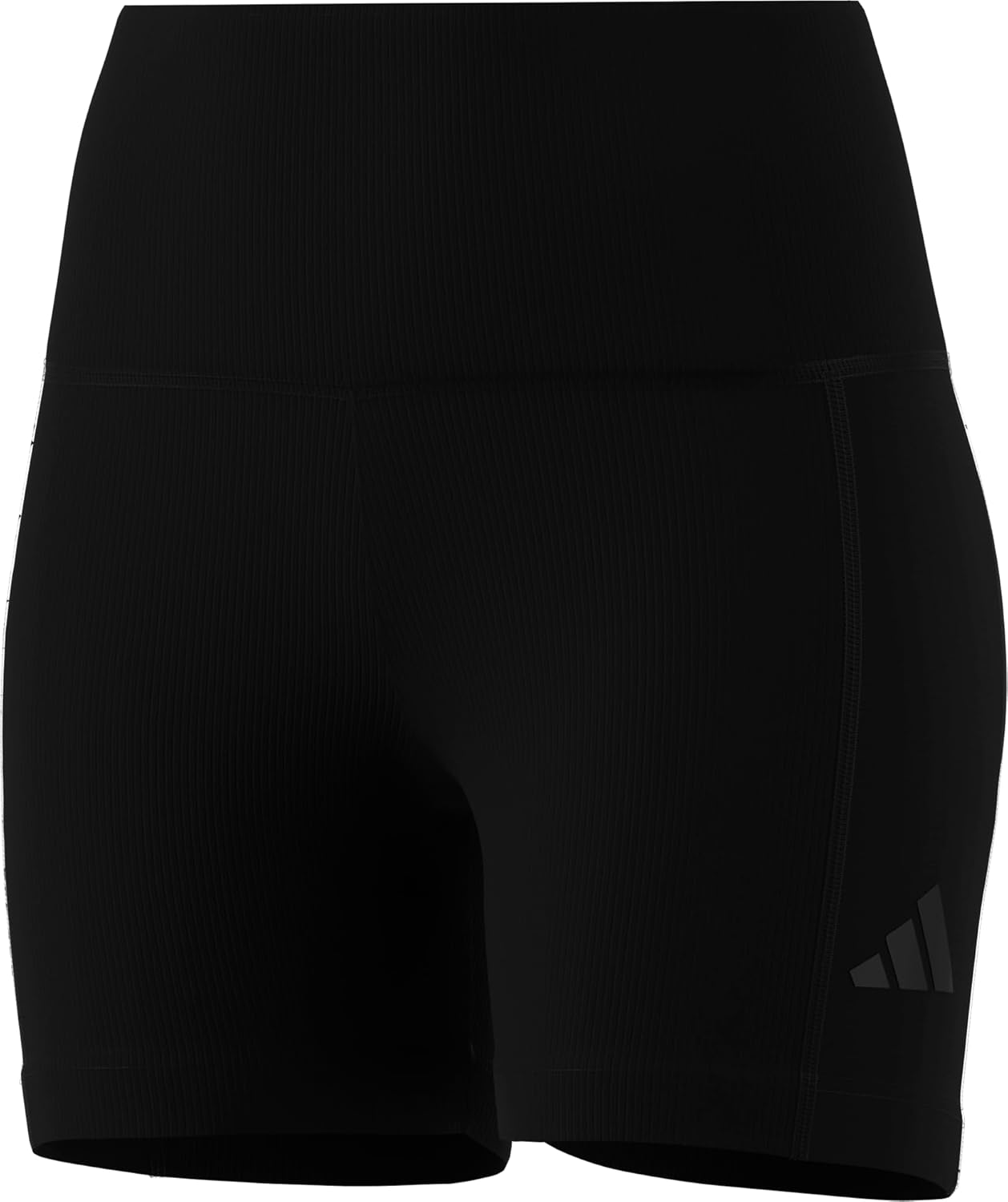 Adidas Womens All Szn Ribbed Excessive-Waisted Bike Shorts