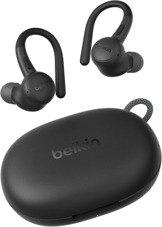 Belkin SoundForm ActiveFit Wi-fi Earbuds w/Constructed-in Microphone, USB C Quick Ch...