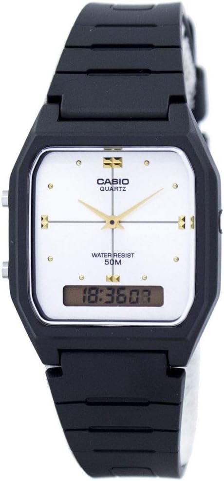 Casio #AW48HE-7AV Males's Analog Digital Twin Time Zone Watch