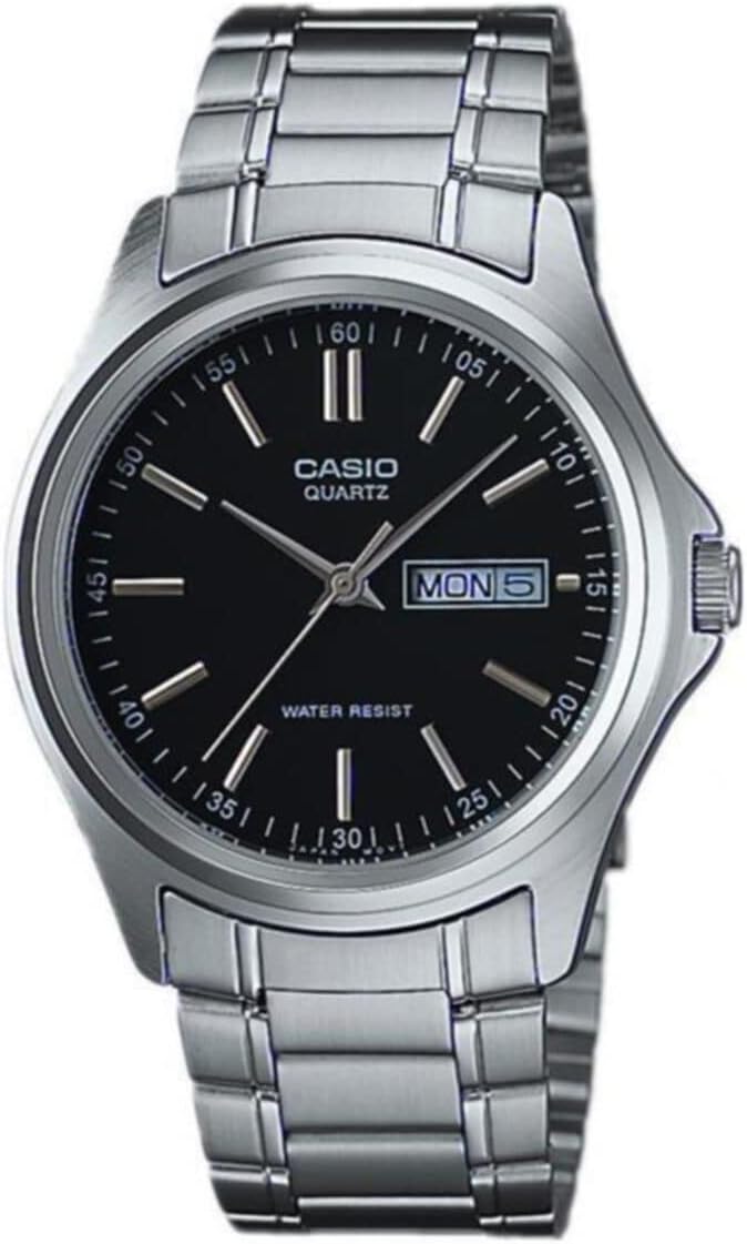 Casio Traditional Silver Watch MTP1239D-1A