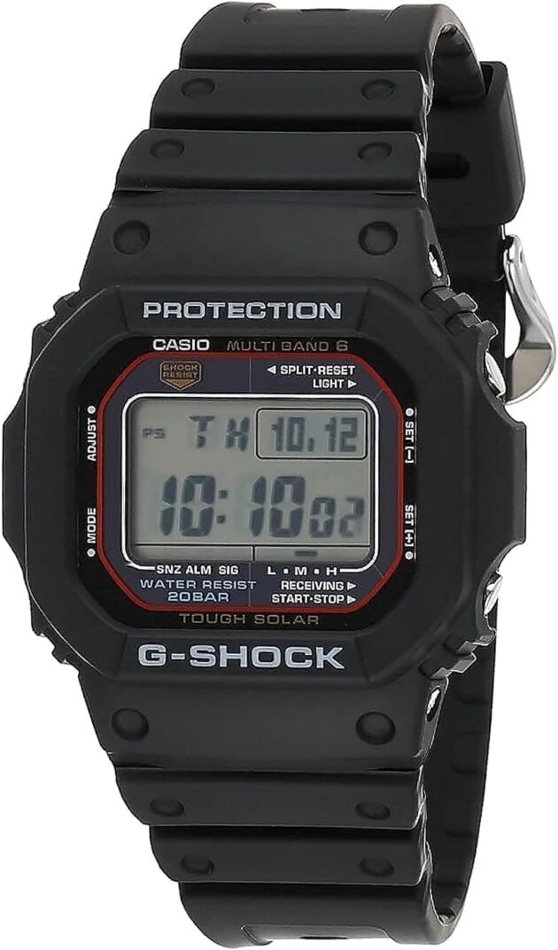 Casio G-Shock GW-M5610U-1 Males's Photo voltaic Black Resin Sport Watch