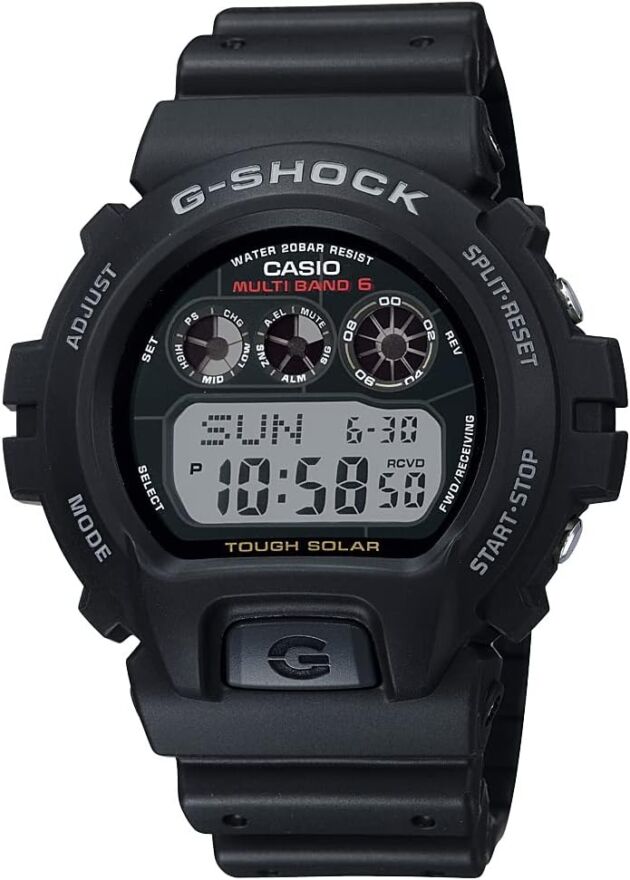 Casio G-Shock GW6900-1 Males's Powerful Photo voltaic Black Resin Sport Watch
