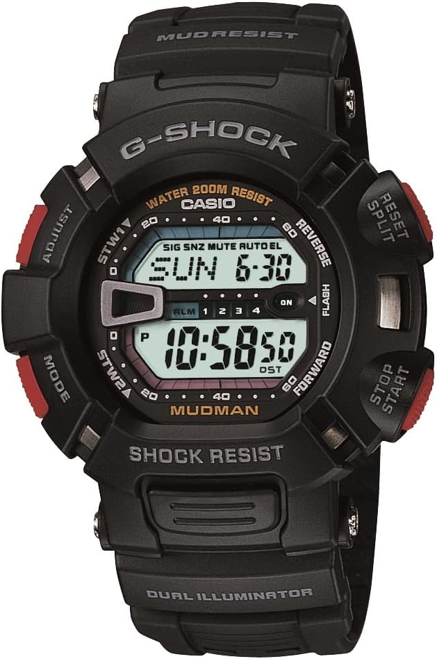 Casio G-Shock Mudman Tremendous Twin Illuminator Males's Quartz 52mm Digital Watch G900...