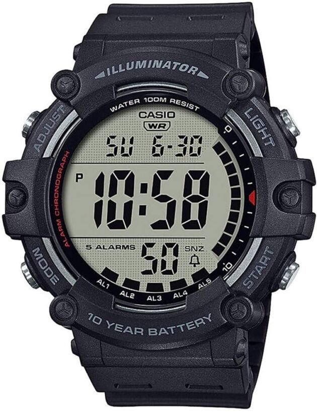 Casio Illuminator AE1500WH Series | 10-Year Battery | LED Backlight | 5-Alarms |...