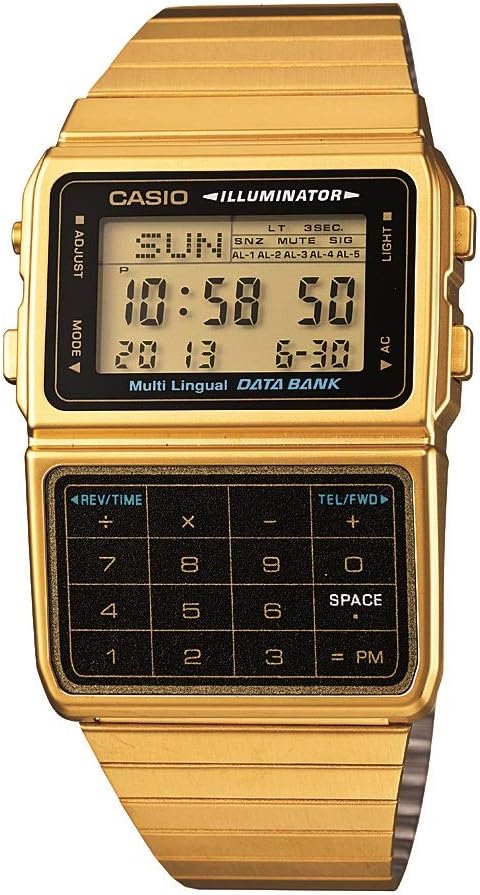 Casio Reminiscence Calculator Databank Watch