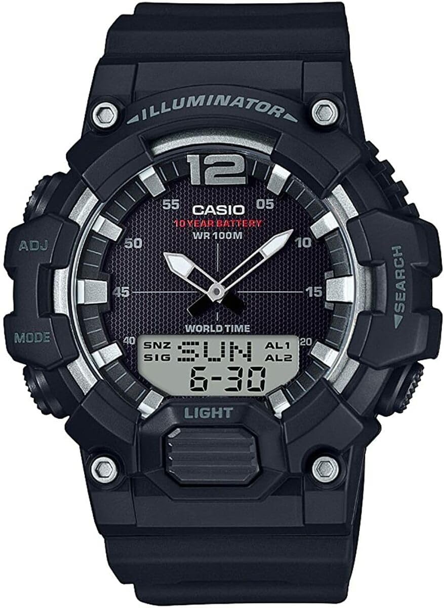 Casio Males's HDC-700-1AVCF Basic Analog-Digital Show Quartz Black Watch