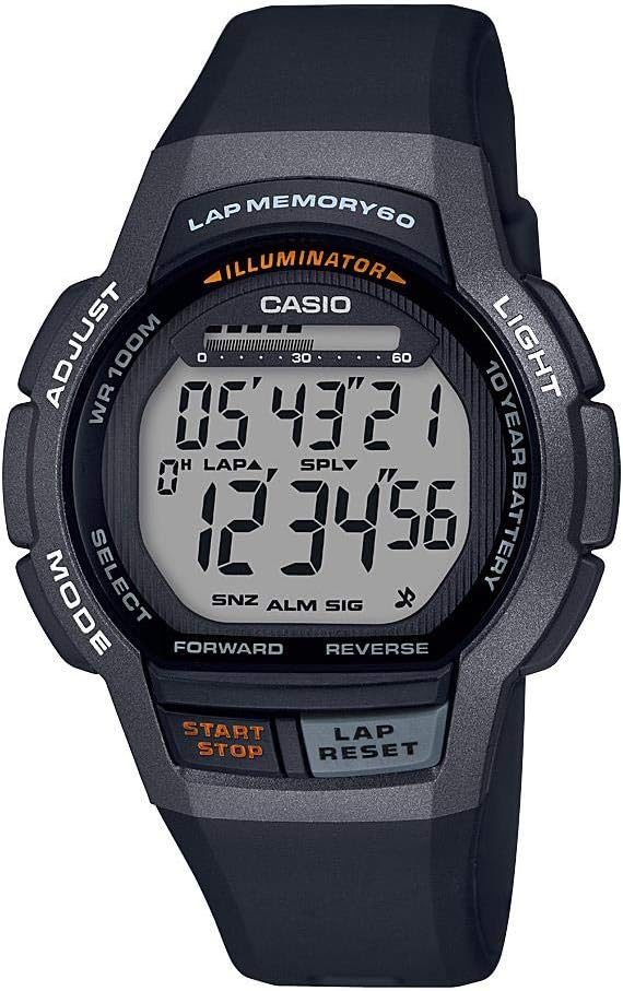 Casio Males's WS-1000H-1AVCF 10- Yr Battery Digital Show Quartz Black Watch