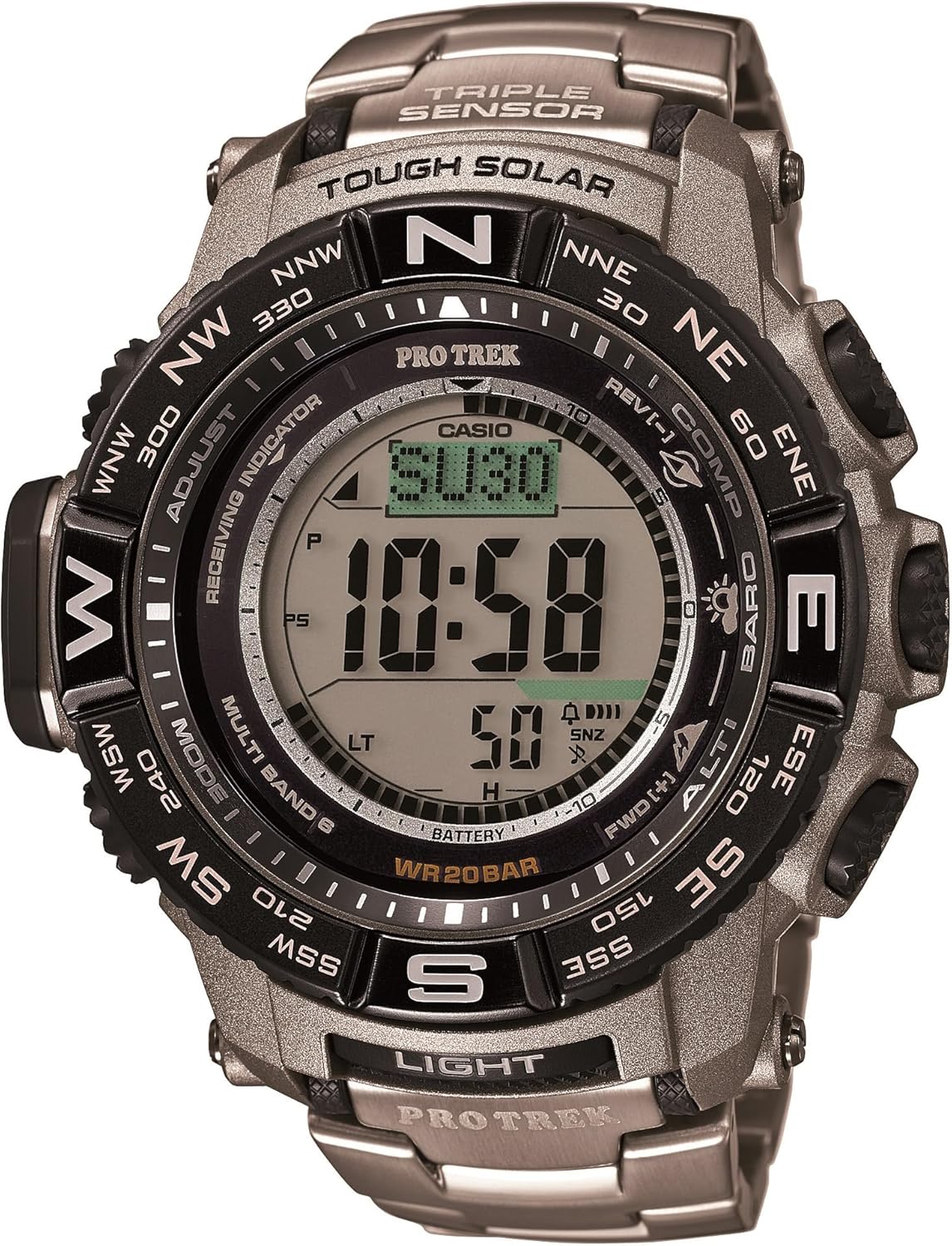 Casio PRW3500 Sequence | Professional Trek | 100M WR | Compass | Alt/Baro-Thermo | Robust So...