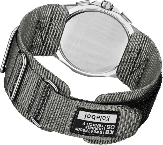 Appropriate with Casio MDV106 Watch Bands, 22mm Nylon Sports activities Strap with Woven Des...