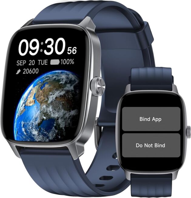 DAVIKO Pedometer Watch Senior Pleasant No App/Telephone Required, Waterproof Health...