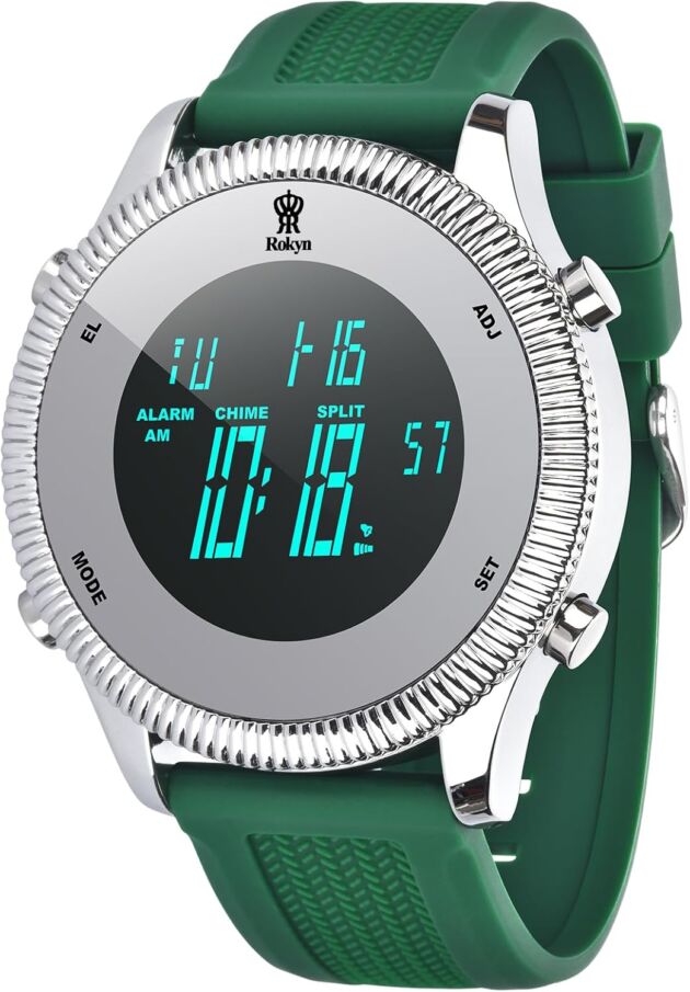 Digital Watch Males, Sports activities Tactical Wristwatch with Waterproof, Alarm, LED Lumino...