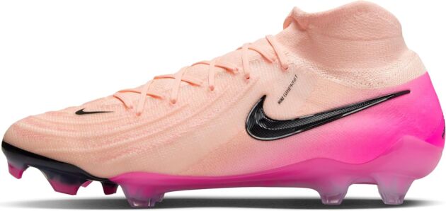 Elite Nike Soccer Boots for Males, Phantom Luna II FG, Crimson Tide Pink Blast, ...