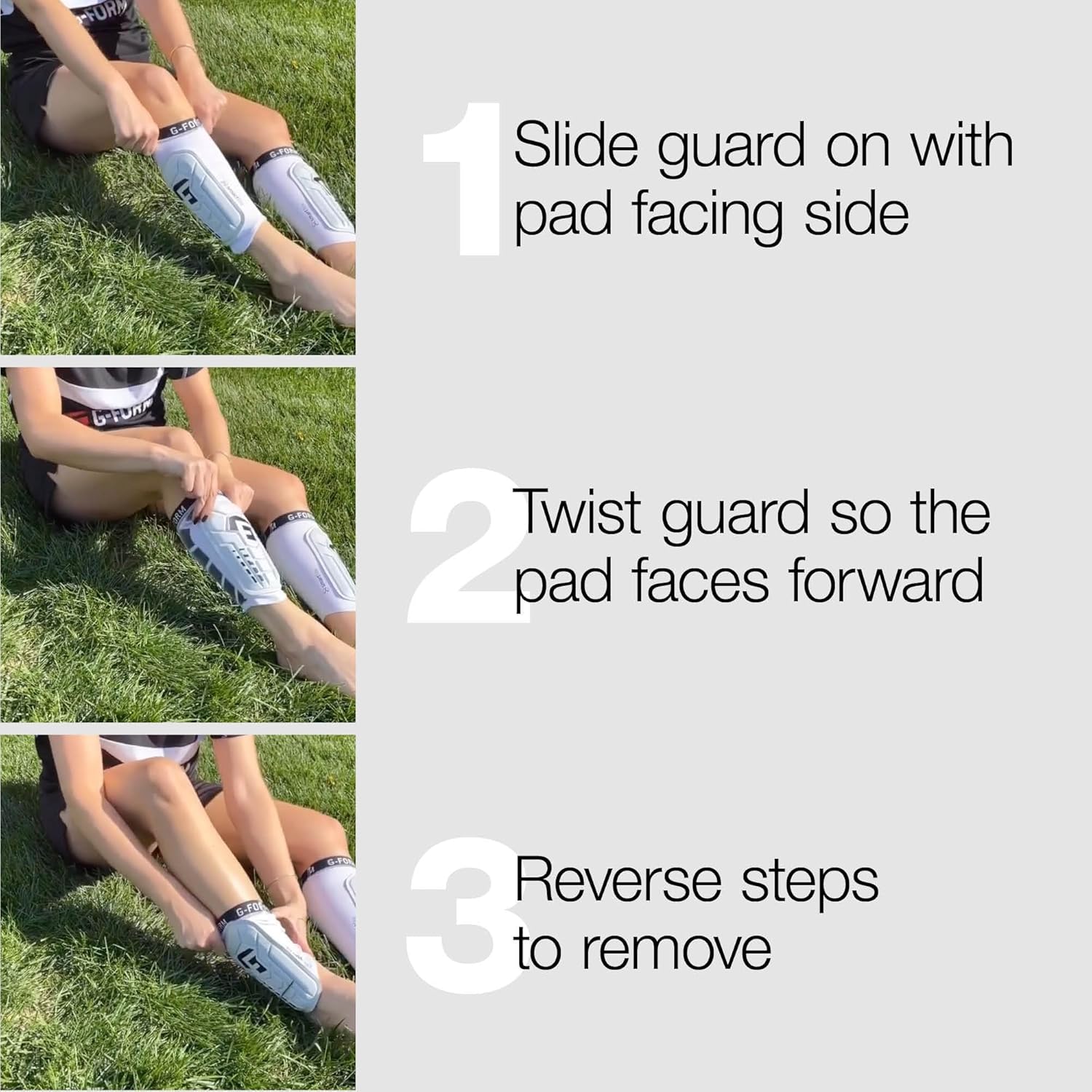 G-Kind Professional-S Vento Soccer Shin Guard - Machine-Washable Efficiency Shin Guards ... - Image 2