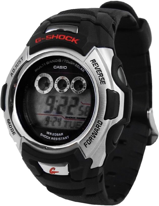 G-Shock Males's Powerful Photo voltaic Black Resin Sport Watch