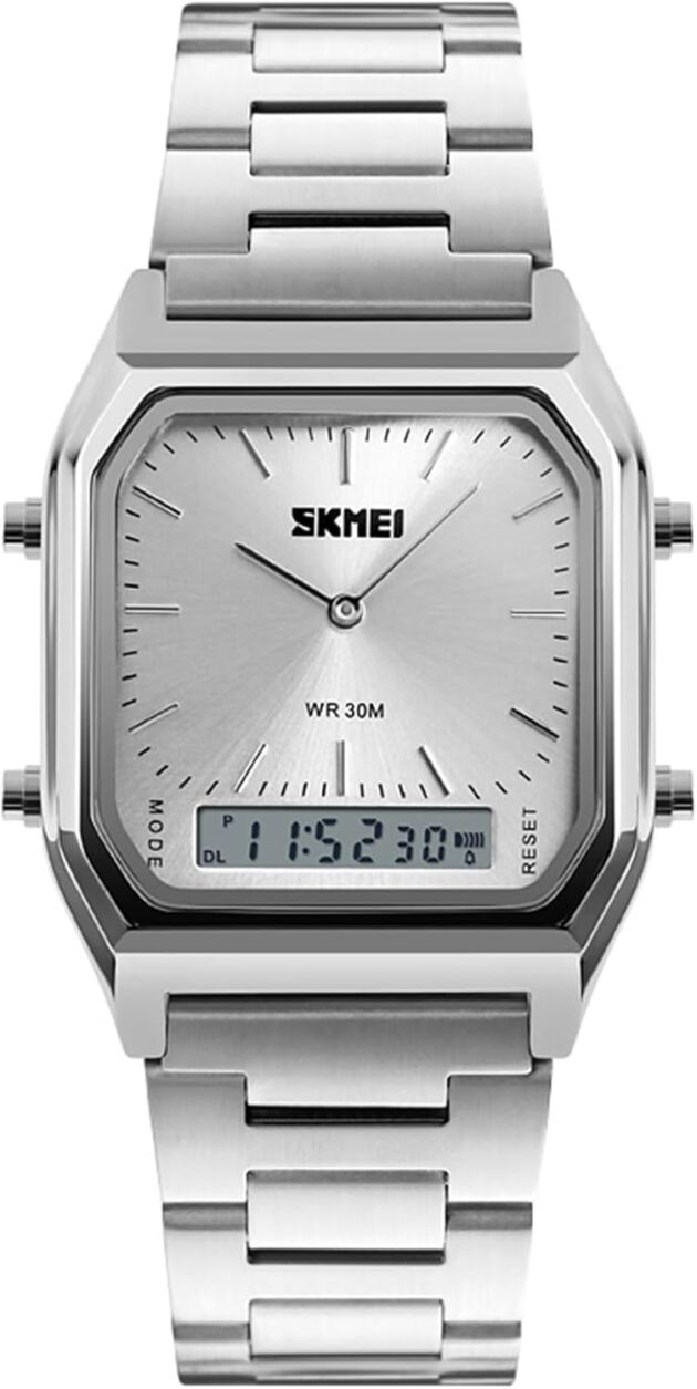 Gosasa Classic Digital Sports activities Watch Twin Show Males's Ladies Water Resistant Out...