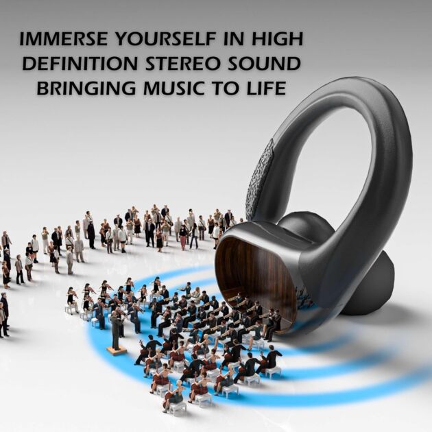 Groove Wi-fi Bluetooth Earbuds with Charging Case | Wi-fi Sports activities Earbuds |...