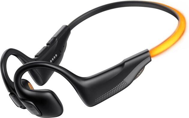 HAKII Mild 2 Open Ear Headphones, IPX5 Working Headphone with 180° Extremely-Vivid...