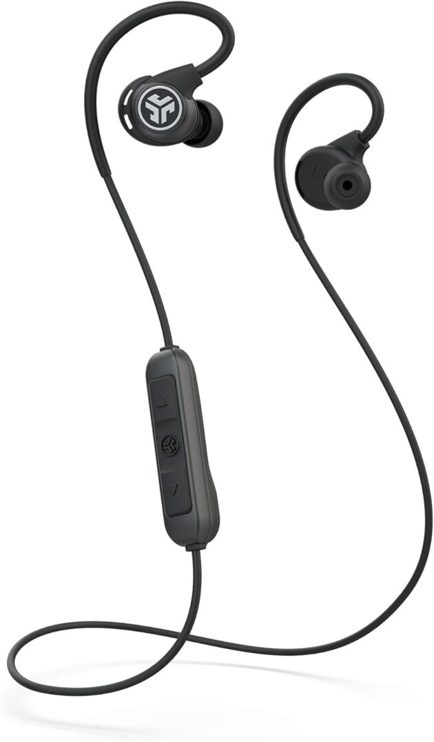 JLab Match Sport 3 Wi-fi Health Earbuds, Black, Bluetooth 4.2, 6 Hour Battery ...