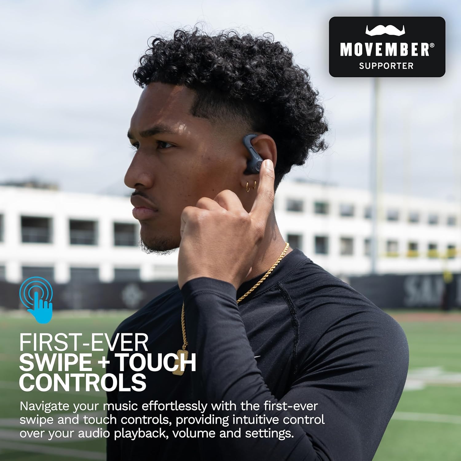 JLab JBuds Sport ANC 4 True Wi-fi Bluetooth Earbuds + Charging Case, Graphite... - Image 2