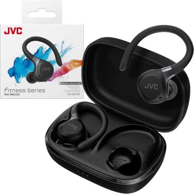 JVC Health Sequence True Wi-fi Sport Earbuds with Adjustable Hooks, Lively Noi...