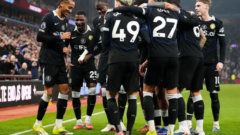 Joao Pedro's hat-trick boosts Chelsea's Champions League hopes at Aston Villa's expense