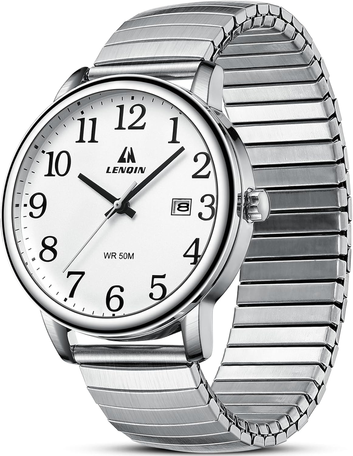 LN LENQIN Mens Watches Straightforward Learn Analog Quartz Sport Waterproof Look ahead to Males wi...