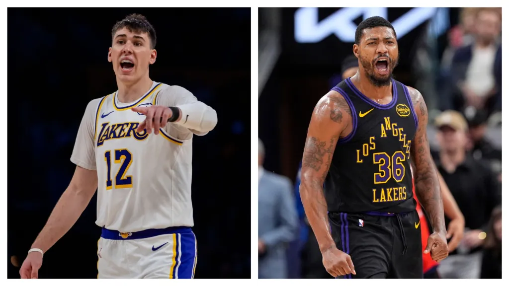 Lakers' Jake Laravia shares defensive lessons from Marcus Smart - Orange County Register