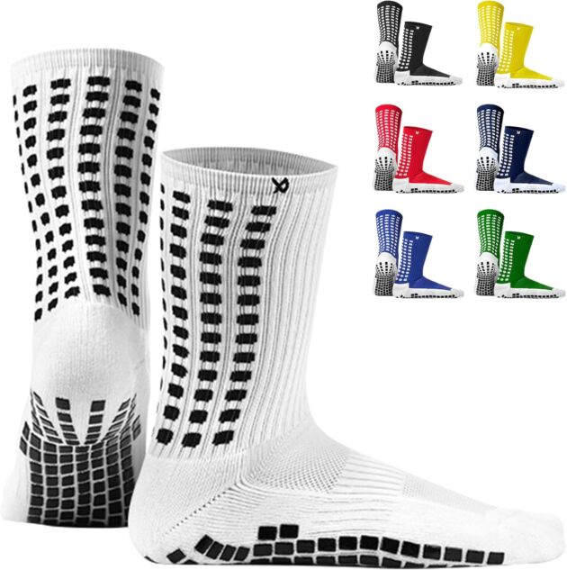 Lux Twin Grip Socks - Soccer Grip Socks for Males and Ladies. GripArray Efficiency...