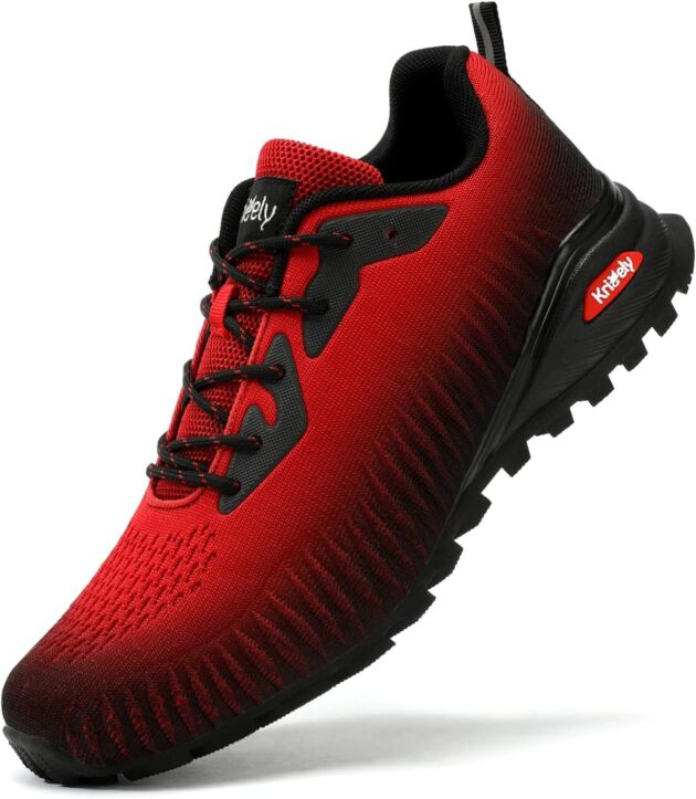 Males's Style Sneakers Light-weight Breathable Strolling Sneakers Tennis Cross Trainin...