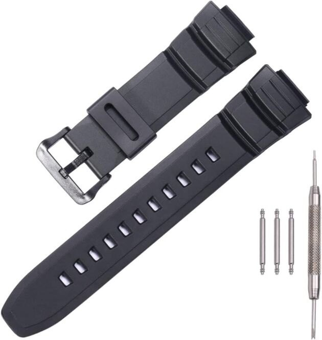 Males's Sports activities Resin strap Substitute for Caiso mcw100h-4av MCW100h MCW-110H HDD-...