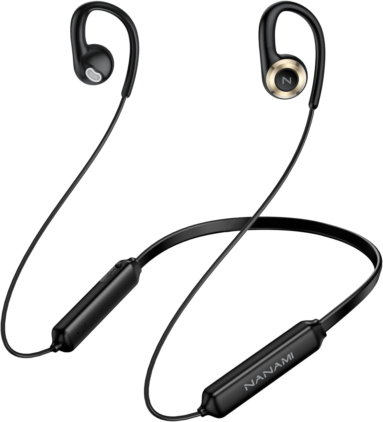 NANAMI Open Ear Headphones, Wi-fi Headphones Bluetooth Earbuds 15H Playtime, ...