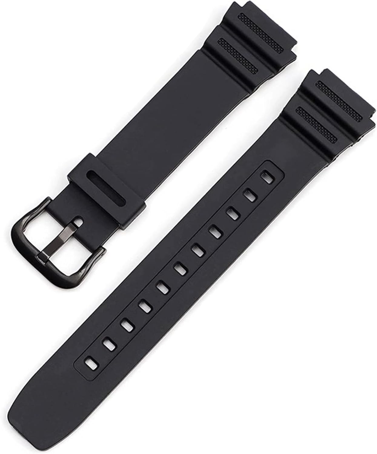 Pure Resin Alternative Watch Band Appropriate with Casio W218H W-219H AE1200WH... - Image 2