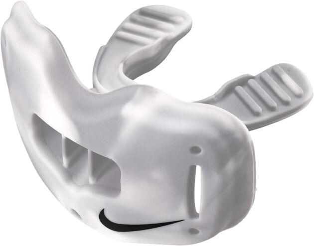 Nike Alpha Lip Protector Soccer Mouthguard White | Black