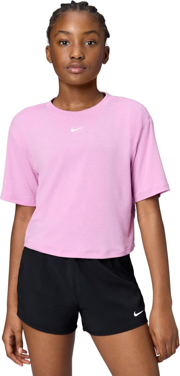 Nike Huge Ladies' One Relaxed Dri-FIT Quick-Sleeve High