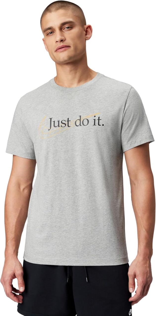 Nike Mens Sportswear Membership T-Shirt (Simply Do It Swoosh)