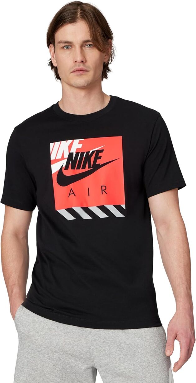 Nike Males's Sportswear Futura Air Shoebox T-Shirt