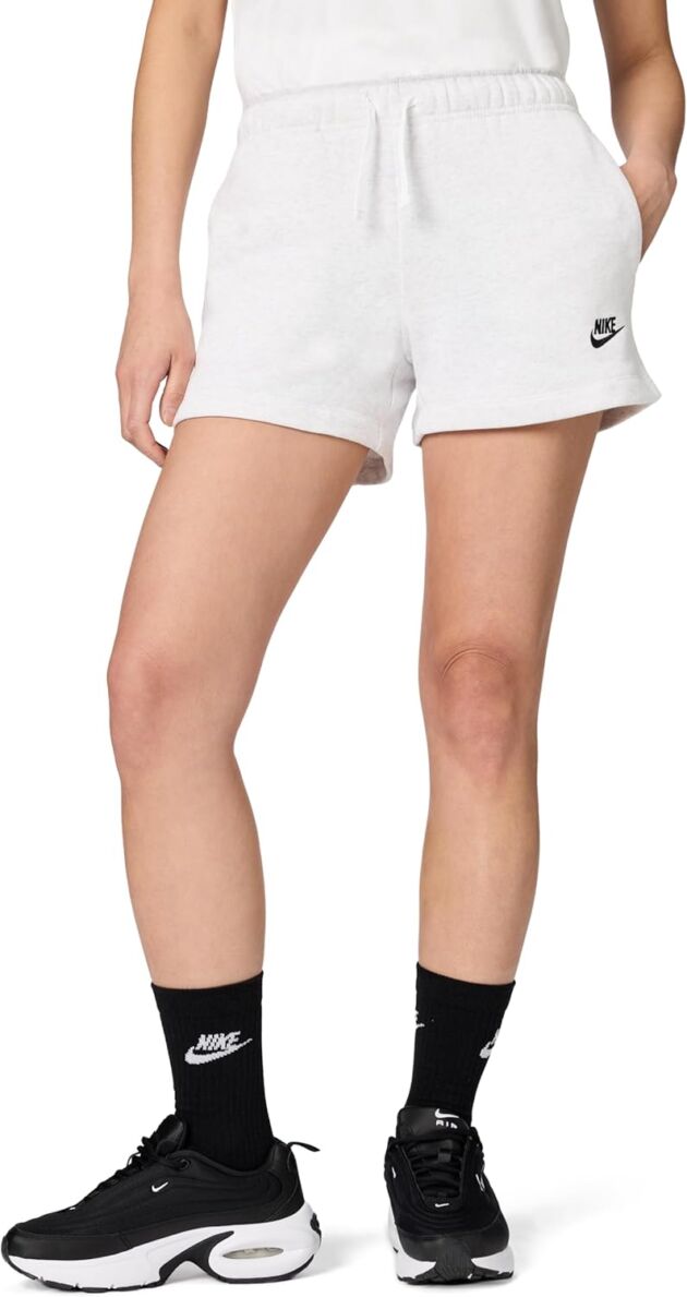Nike Womens Sportswear Membership Fleece Mid-Rise Shorts