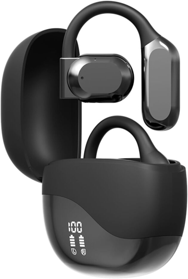 Open Ear Earbuds Bluetooth Over Ear buds 58Hrs Playtime Wi-fi Headphones with...