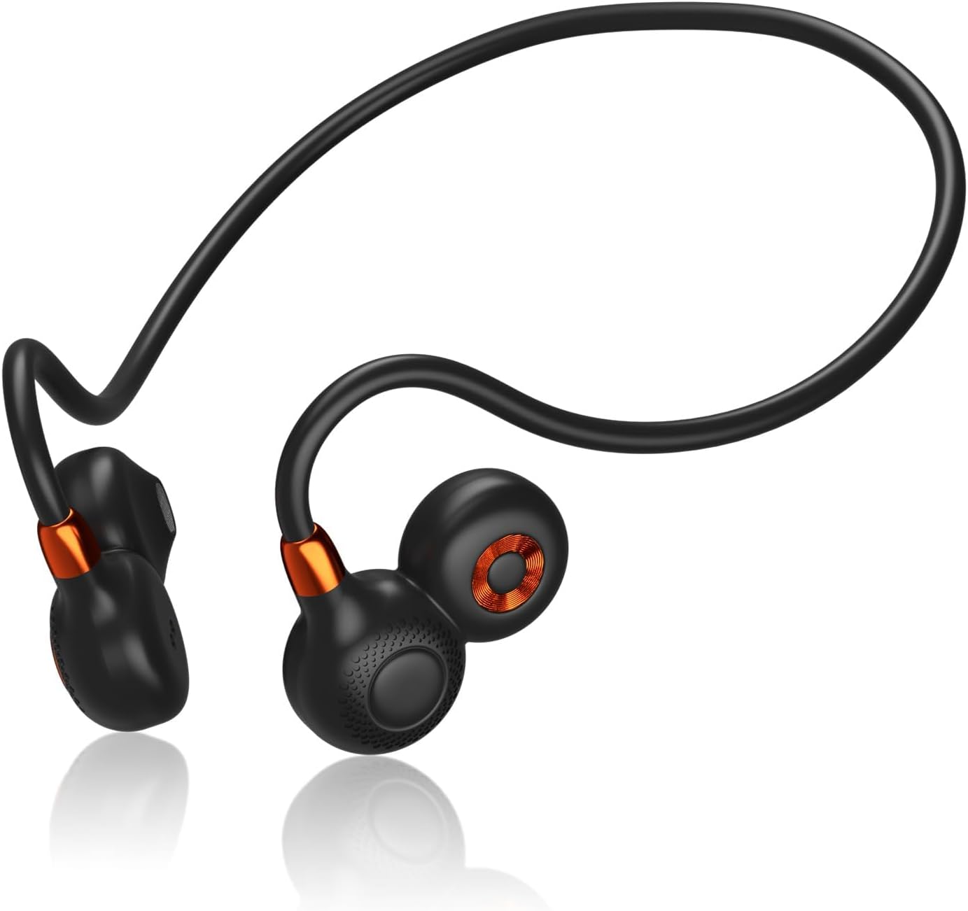 Ortizan Open Ear Headphones, Bluetooth 5.3 Wi-fi Air Conduction Headphones Sp...
