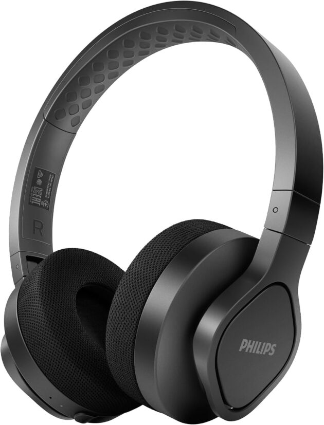 Philips A4216 Wi-fi Sports activities Headphones, as much as 35 Hours Play time, Washable Coo...