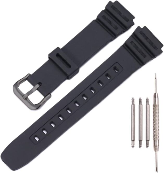 Resin Strap Suitable with Casio AE-1300 AE-1200 F-108 W-216H AE-1000w SGW-300H...