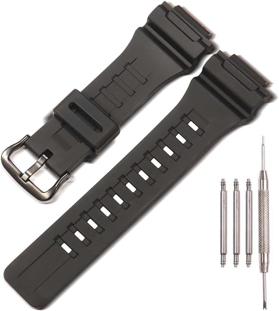 Resin strap Appropriate with Casio AEQ110BW AQ-S810 W735H AQ-S800W watch band met...