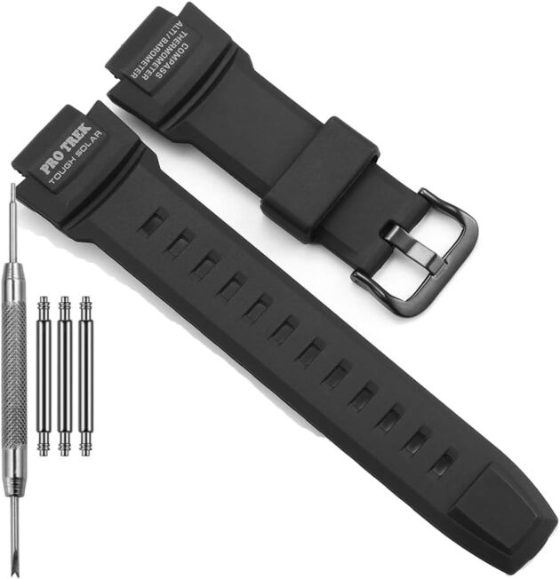 Rubber Watch Bands Alternative for Casio Proterk PRG-270 Males's Sport Watch Strap...